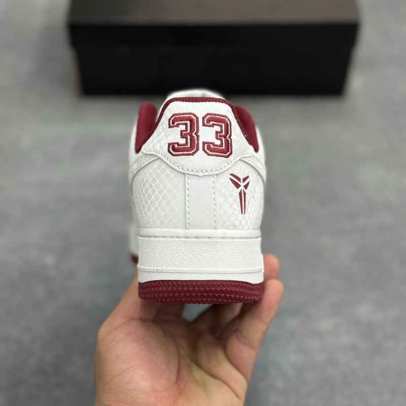 Kobe Bryant x Nike Air Force 1 Lower Merion Aces Team Red