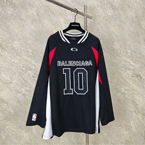 Camisa Balenciaga x NBA Oversized Jersey Black