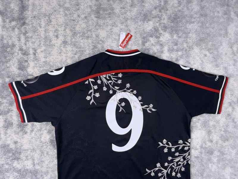 Camiseta Supreme Floral Soccer Jersey Black