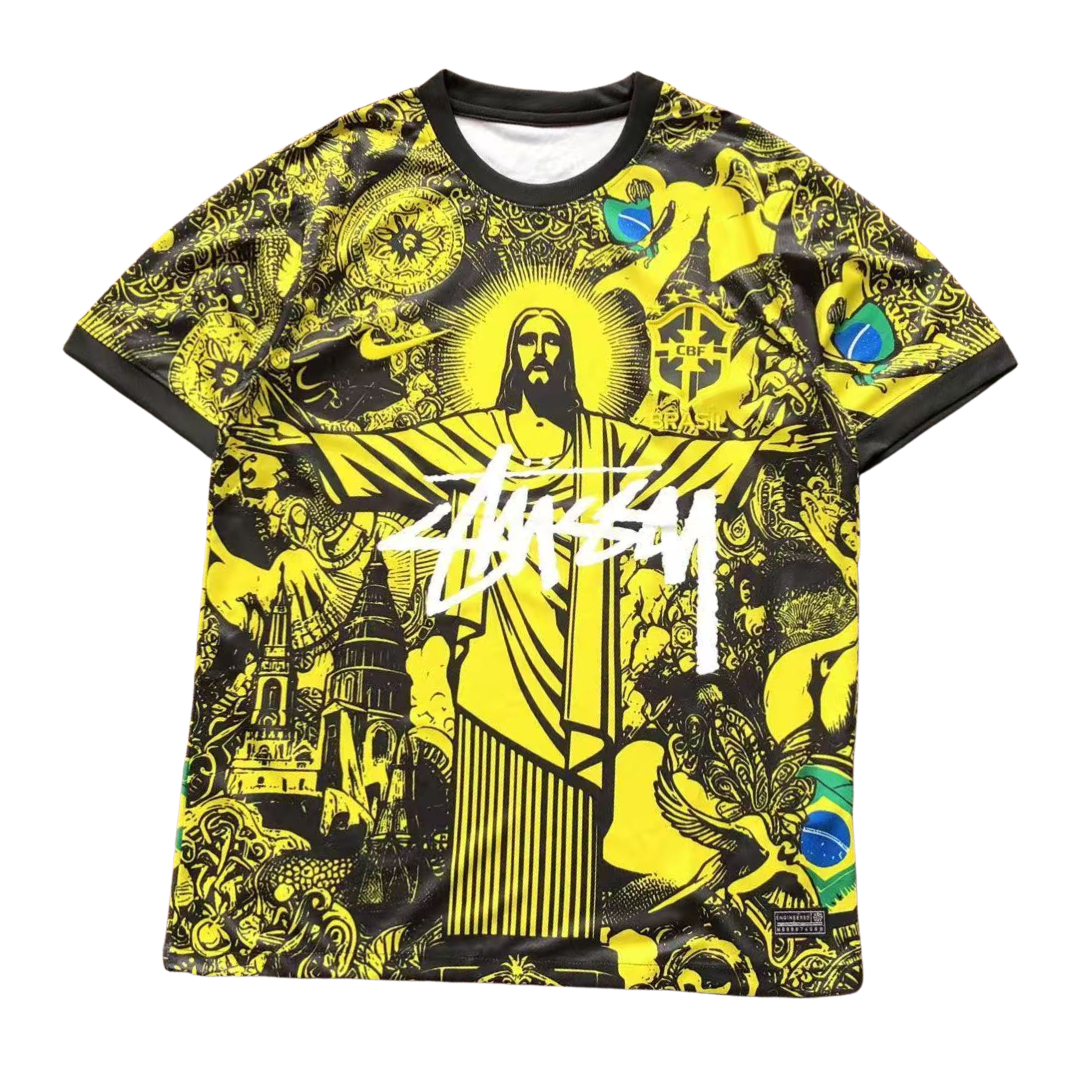 Camiseta Nike x Stussy Brasil Cristo 2024/25