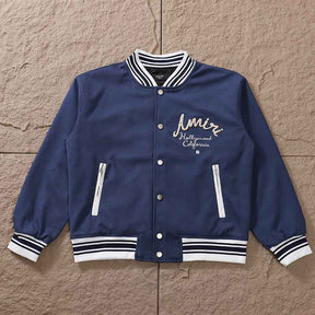 Jaqueta Amiri Hollywood BomberDusty Blue