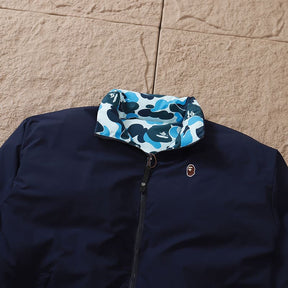 Jaqueta Bape ABC Camo Dupla Face Azul