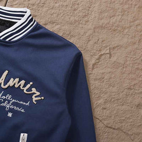 Jaqueta Amiri Hollywood BomberDusty Blue