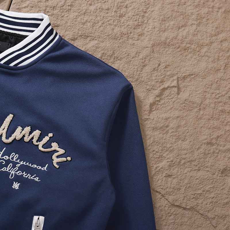 Jaqueta Amiri Hollywood BomberDusty Blue