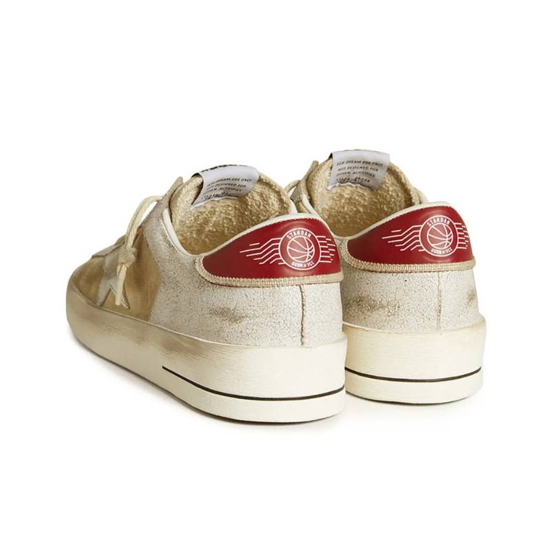 Golden Goose Stardan White Metallic Star
