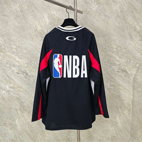 Camisa Balenciaga x NBA Oversized Jersey Black
