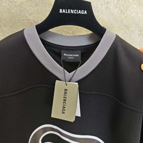 Camiseta Balenciaga American Football Logo print Black
