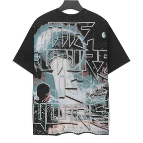 Camiseta Hellstar Earth Logo Preta