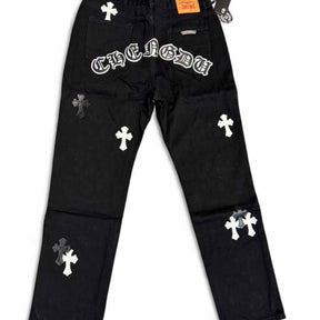 Calça Jeans Chrome Hearts Cross White