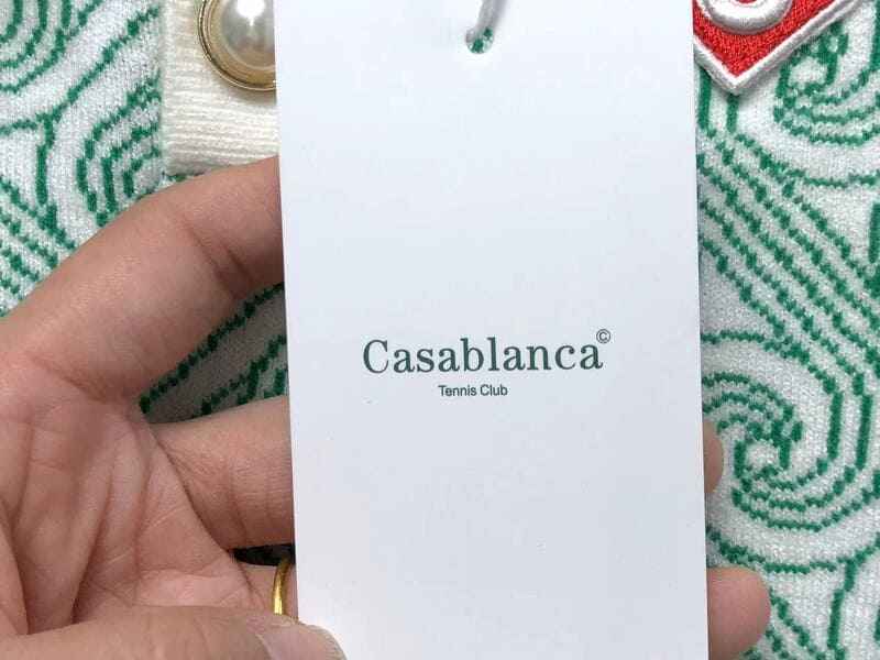 Camiseta Casablanca Jacquard Monogram Polo