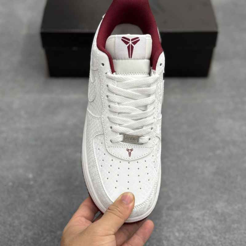 Kobe Bryant x Nike Air Force 1 Lower Merion Aces Team Red