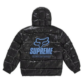 Jaqueta Supreme x Fox Racing Shiny Down Puffer Black