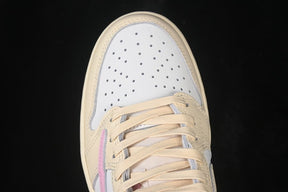 Travis Scott x Air Jordan 1 Low Sail Tropical Pink Shy Muslin