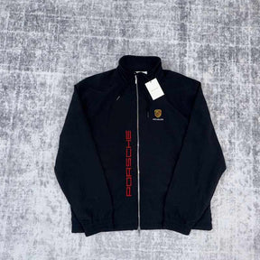 Jaqueta Aimé Leon Dore x Porsche Nylon Track Black