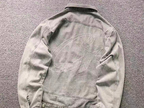 Jaqueta Jeans Corteiz C-Star Denim Jeans Grey