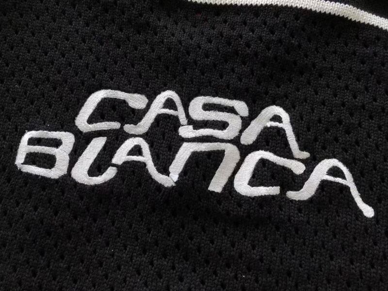 Conjunto Casablanca Crochê Preto e  Branco