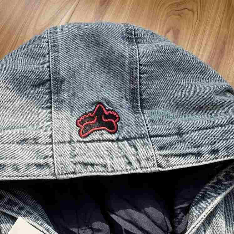Jaqueta Supreme x Fox Racing Hooded Work Denim