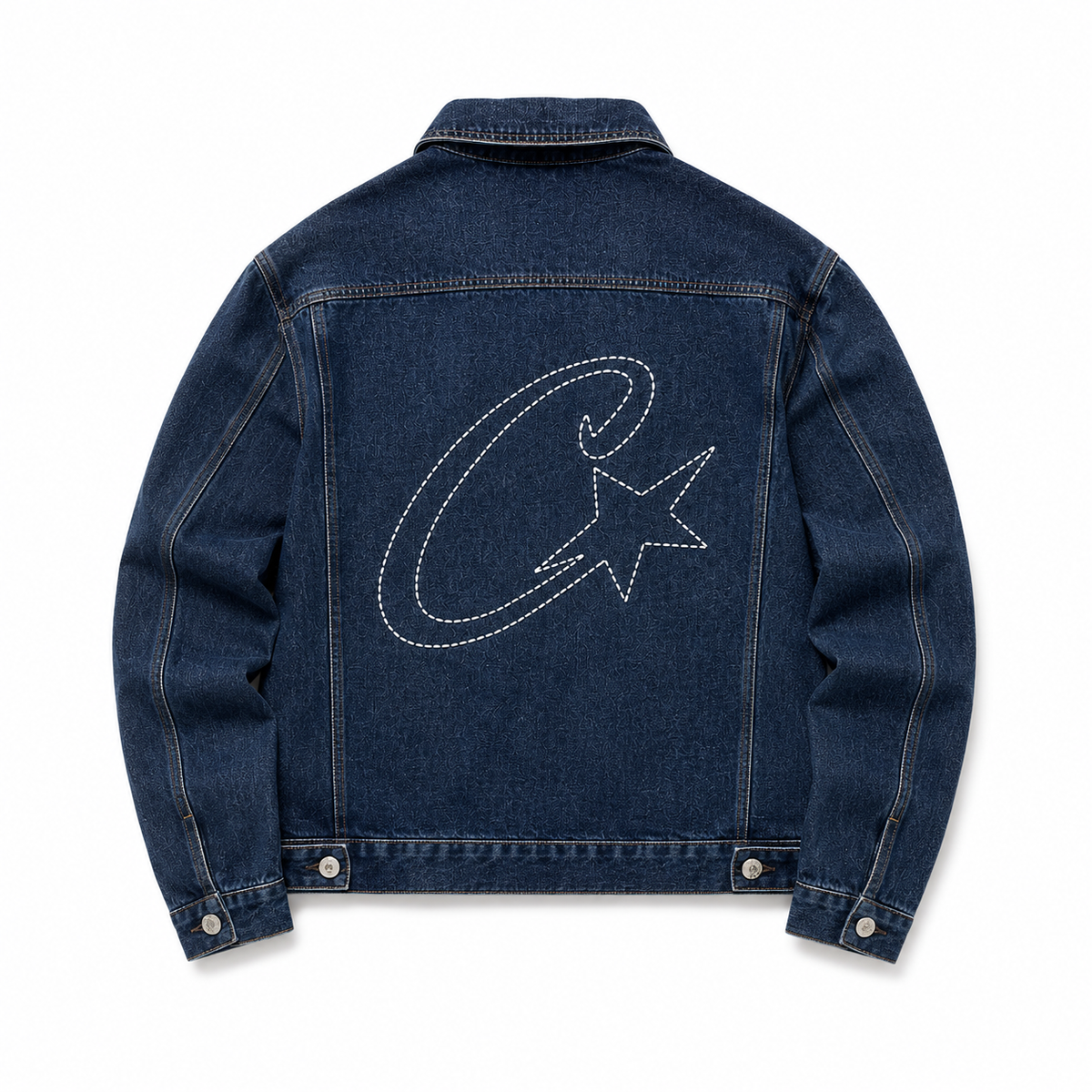 Jaqueta Jeans Corteiz C-Star Denim Jeans Blue