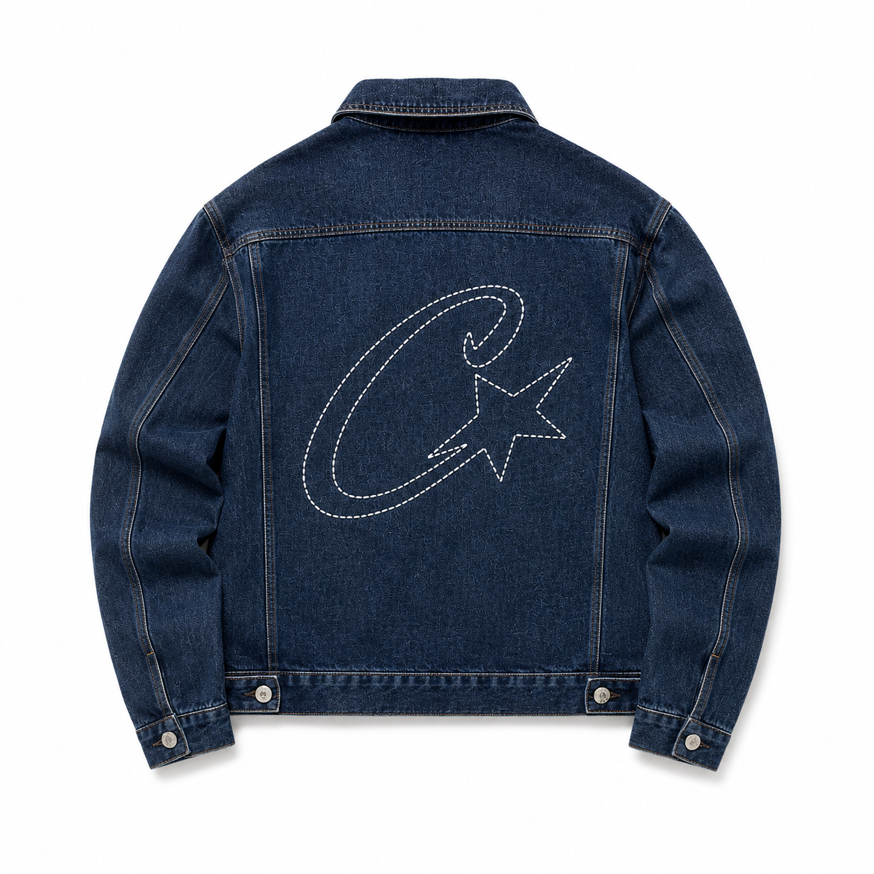 Jaqueta Jeans Corteiz C-Star Denim Jeans Blue