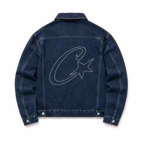Jaqueta Jeans Corteiz C-Star Denim Jeans Blue