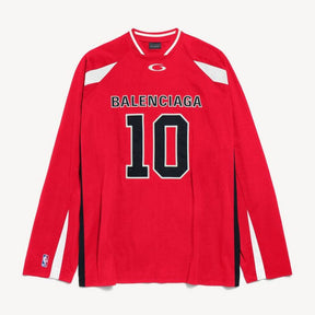 Camisa Balenciaga x NBA Oversized Jersey Red