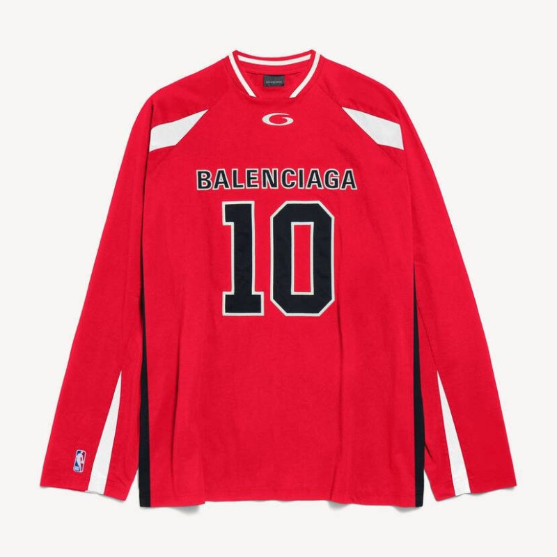 Camisa Balenciaga x NBA Oversized Jersey Red