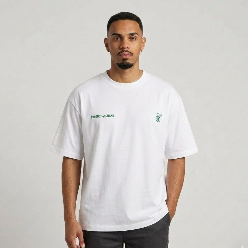 Camiseta Off-White x Daily Paper x Surf Ghana White