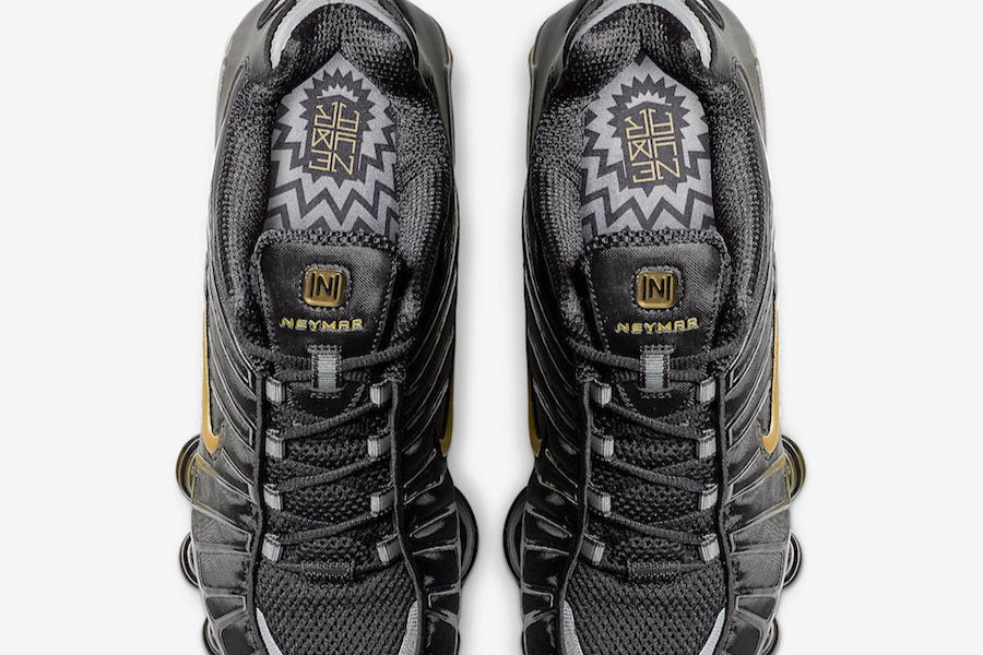 Neymar Jr. x Nike Shox TL Black Gold