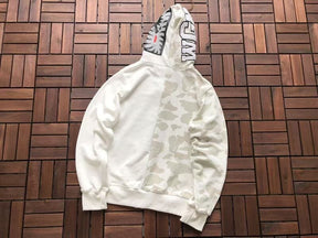Moletom Bape Shark ABC White Camo