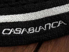 Conjunto Casablanca Crochê Preto e  Branco