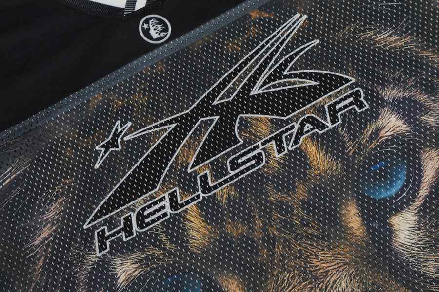 Camiseta Hellstar Jersey Logo Tiger Black