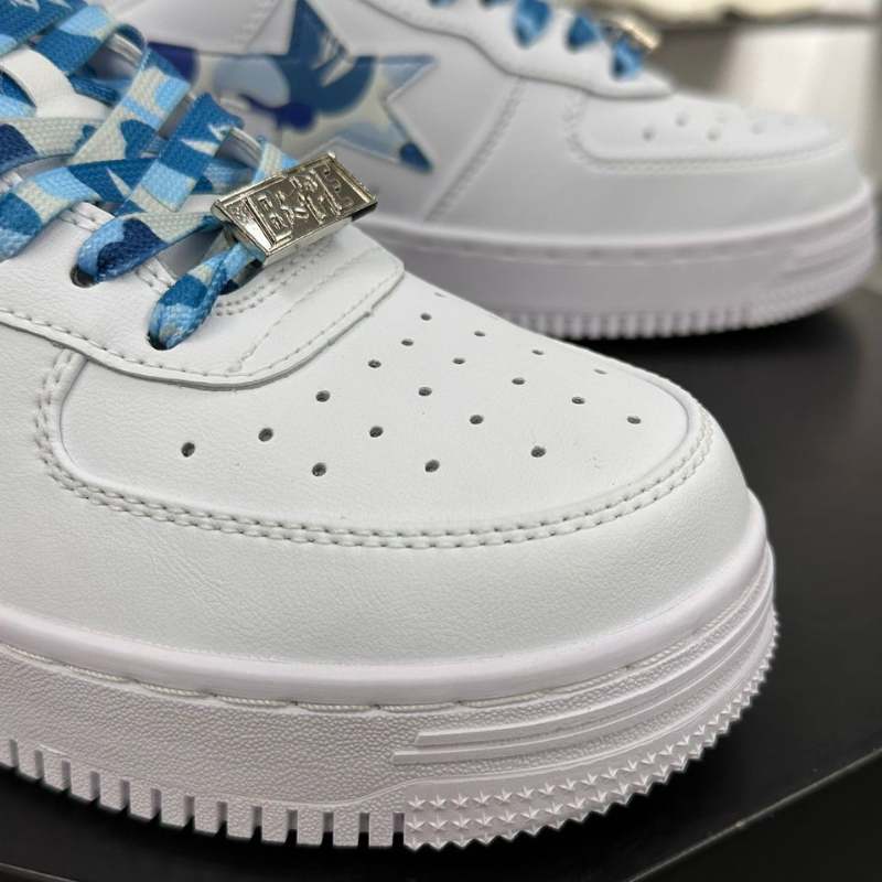 A Bathing Ape Bape Sta Low White ABC Camo Blue