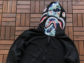 Moletom Bape Shark ABC Blue Black