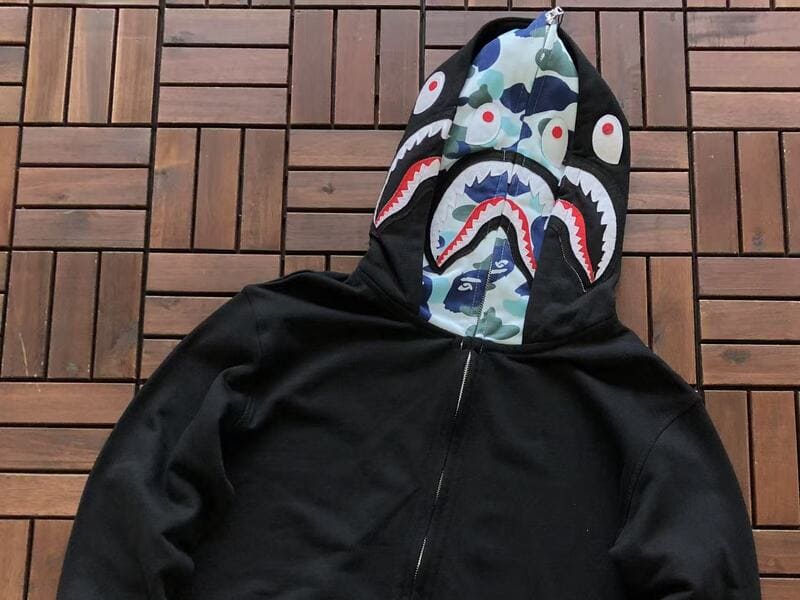 Moletom Bape Shark ABC Blue Black