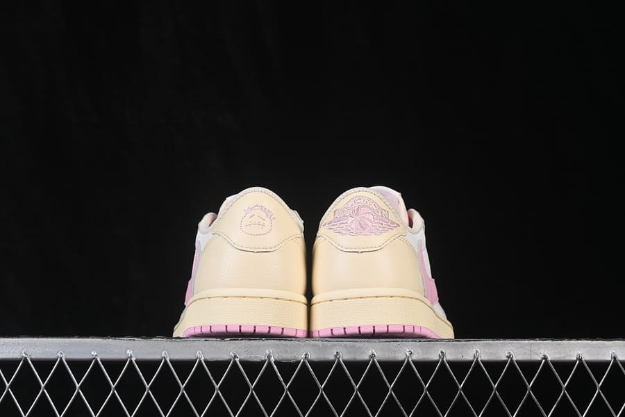Travis Scott x Air Jordan 1 Low Sail Tropical Pink Shy Muslin