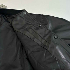 Jaqueta Balenciaga Basketball Bomber Leather Black