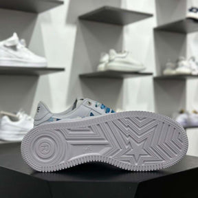 A Bathing Ape Bape Sta Low White ABC Camo Blue
