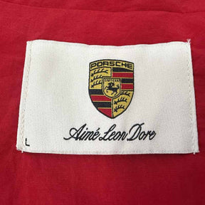 Jaqueta Aimé Leon Dore x Porsche Nylon Track Red