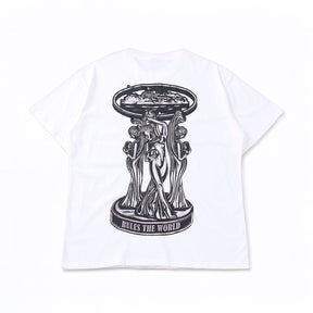 Camiseta Corteiz The World is Yours (Branca)