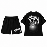Conjunto Stussy Angel 8 Ball Tee