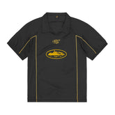 Camiseta Corteiz Talismo Preta e Amarelo
