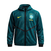 Jaqueta Nike Brasil Knit Hino Chevron Green