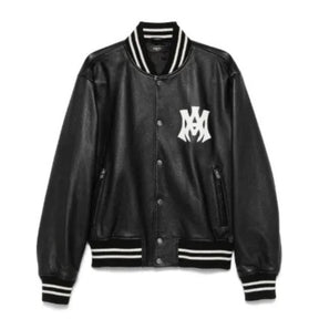 Jaqueta Amiri MA Hollywood BomberLeather Black