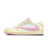 Travis Scott x Air Jordan 1 Low Sail Tropical Pink Shy Muslin