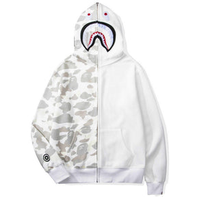 Moletom Bape Shark ABC White Camo
