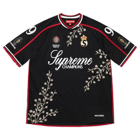 Camiseta Supreme Floral Soccer Jersey Black
