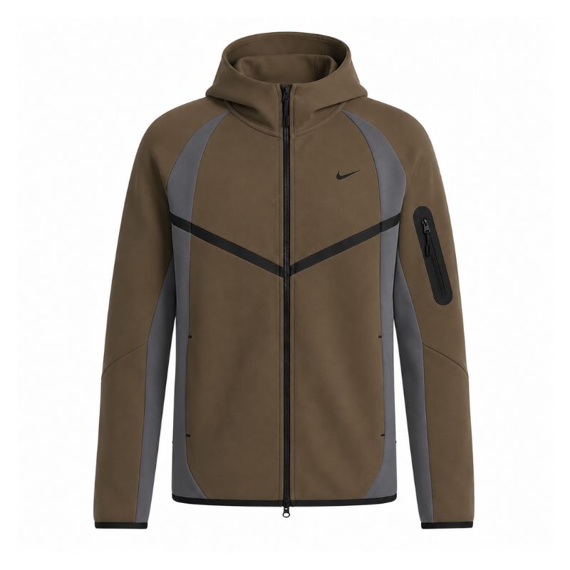 Jaqueta Nike Tech Fleece Pro Wear Marrom