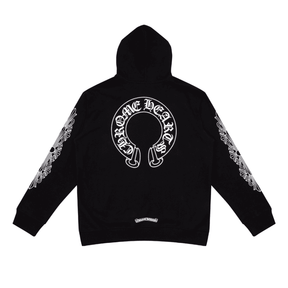 Moletom Chrome Hearts Horseshoe Floral Preto