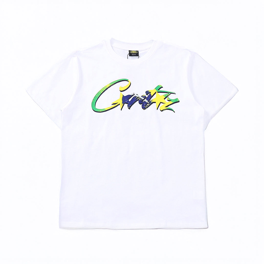 Camiseta Corteiz Brasil White