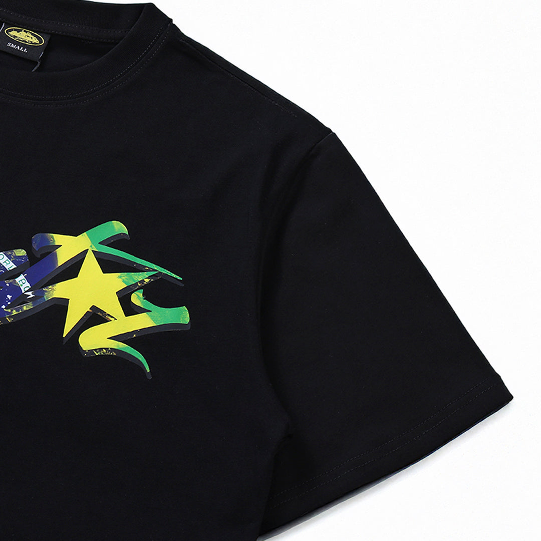 Camiseta Corteiz Brasil Black